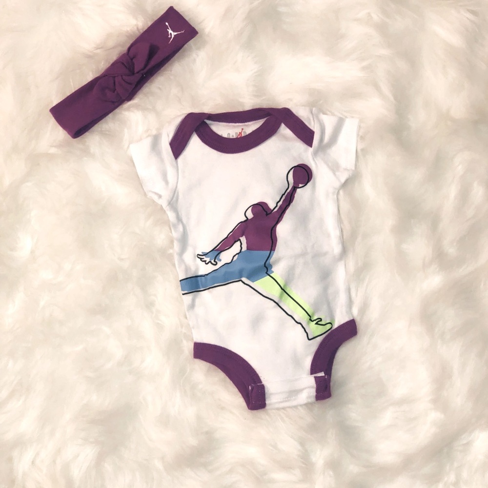 Jordan Bodysuit With Matching Headband